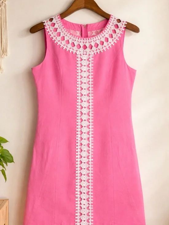 Lilly Pulitzer Mila Shift Confetti Pink size 16 nwt $228 - Picture 5 of 9